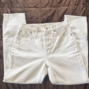 Madewell Women's High Rise Jeans in White